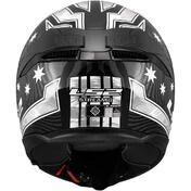 LS2 FF808 STREAM II GALDAM Full Face Motorcycle Мотошлем Black White