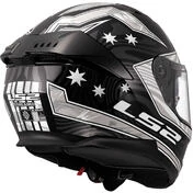 LS2 FF808 STREAM II GALDAM Full Face Motorcycle Мотошлем Black White