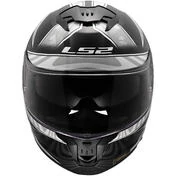 LS2 FF808 STREAM II GALDAM Full Face Motorcycle Мотошлем Black White