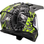 LS2 MX702 PIONEER 2 RANGI Off-Road Full Face Motorcycle Мотошлем Fluorescent Yellow