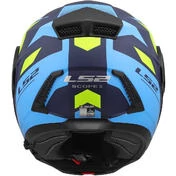 Modular Motorcycle Мотошлем P/J LS2 FF902 SCOPE II DURIA Blue Yellow Fluo