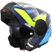Modular Motorcycle Мотошлем P/J LS2 FF902 SCOPE II DURIA Blue Yellow Fluo