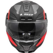 Modular Motorcycle Мотошлем P/J LS2 FF902 SCOPE II DURIA Black Red