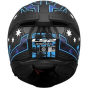 LS2 FF808 STREAM II GALDAM Full Face Motorcycle Мотошлем Black Blue