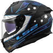 LS2 FF808 STREAM II GALDAM Full Face Motorcycle Мотошлем Black Blue