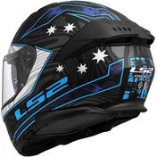 LS2 FF808 STREAM II GALDAM Full Face Motorcycle Мотошлем Black Blue