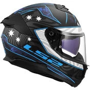 LS2 FF808 STREAM II GALDAM Full Face Motorcycle Мотошлем Black Blue