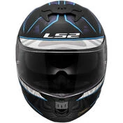 LS2 FF808 STREAM II GALDAM Full Face Motorcycle Мотошлем Black Blue