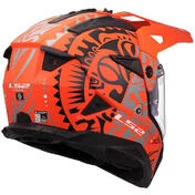 LS2 MX702 PIONEER 2 RANGI Off-Road Full Face Motorcycle Мотошлем Orange