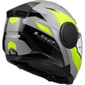 Modular Motorcycle Мотошлем P/J LS2 FF902 SCOPE II DURIA Grey Fluorescent Yellow
