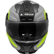 Modular Motorcycle Мотошлем P/J LS2 FF902 SCOPE II DURIA Grey Fluorescent Yellow