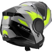 Modular Motorcycle Мотошлем P/J LS2 FF902 SCOPE II DURIA Grey Fluorescent Yellow