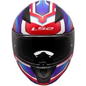LS2 FF353 RAPID 2 FLITZ Full Face Motorcycle Мотошлем White Blue Red