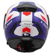 Modular Motorcycle Мотошлем P/J LS2 FF902 SCOPE II DURIA White Blue Red