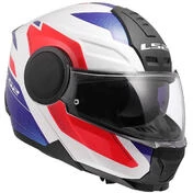 Modular Motorcycle Мотошлем P/J LS2 FF902 SCOPE II DURIA White Blue Red