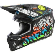 Oneal 3SRS Youth RANCID Child Cross Enduro Motorcycle Мотошлем Black/White