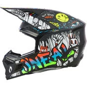 Oneal 3SRS Youth RANCID Child Cross Enduro Motorcycle Мотошлем Black/White