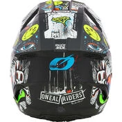 Oneal 3SRS Youth RANCID Child Cross Enduro Motorcycle Мотошлем Black/White