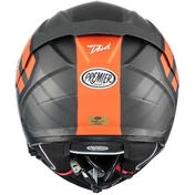 Premier Integral Motorcycle Мотошлем DEVIL FZ93BM Matt Black Orange