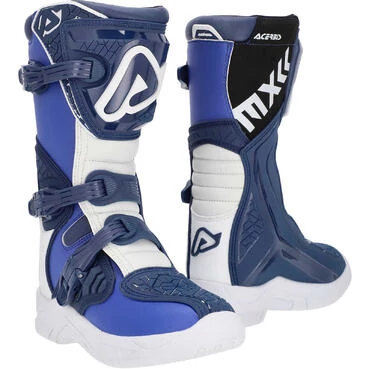 Acerbis X-TEAM KID Kids Motocross Enduro Boot Blue White