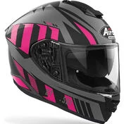 Full Face Мотошлем Double визор Motorcycle Airoh ST 501 BLADE Pink Opaque