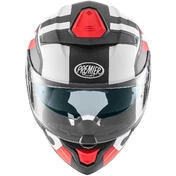 Premier Integral Motorcycle Мотошлем DEVIL FZ2BM White Red Matt