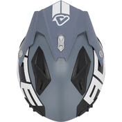 Acerbis Aria 2206 Graphic Gray Red Motorcycle Jet Мотошлем