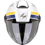 Scorpion EXO-CITY II BLUR Jet Motorcycle Мотошлем White Silver Yellow