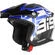 Acerbis Aria 2206 Graphic Jet Motorcycle Мотошлем Black Blue