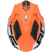 Acerbis Aria 2206 Graphic Orange Fluo Black Motorcycle Jet Мотошлем