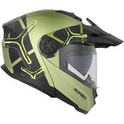 Acerbis Rider P/J Multi Green Black Modular Motorcycle Мотошлем