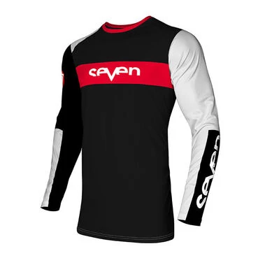 Seven Mx Vox 25.1 Fracture Jersey Black White Черный