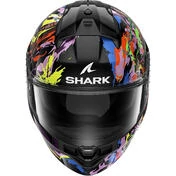 Shark RIDILL 2 RAGING BEAST Full Face Motorcycle Мотошлем Black Purple Yellow