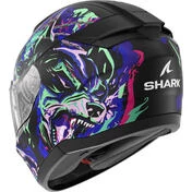 Shark RIDILL 2 RAGING BEAST Mat Full Face Motorcycle Мотошлем Black Purple Green