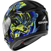 Shark RIDILL 2 RAGING BEAST Full Face Motorcycle Мотошлем Black Blue Green