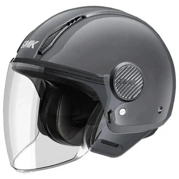 SMK Laminar GLDA600 Jet Motorcycle Мотошлем Dark Grey