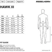 Rebelhorn Motorcycle Jeans HAWK III REGULAR FIT WASHED Blue L34