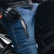 Rebelhorn Motorcycle Jeans HAWK III REGULAR FIT WASHED Blue L34