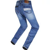 LS2 Dakota Lady CE Blue Motorcycle Jeans With Aramid Fibers
