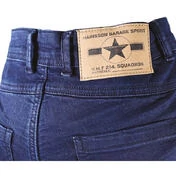 Motorcycle Jeans Woman Casual Custom Harisson BONNIE Blue