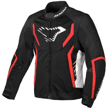Macna Grisco Black White Red Softshell Motorcycle мотокуртка