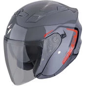 Scorpion EXO-230 CIT-E Jet Motorcycle Мотошлем Grey Red