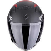 Scorpion EXO-230 BAND Jet Motorcycle Мотошлем Matt Black Red Silver