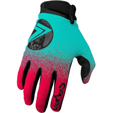 SEVEN MX ANNEX 7 DOT Fluo Red Blue Motocross мотоперчатки
