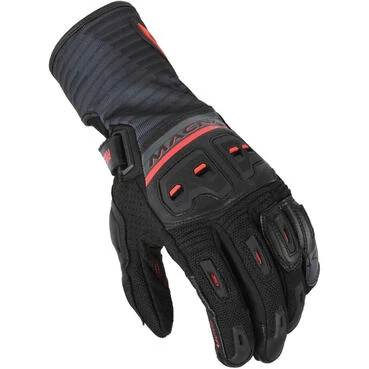 Macna Shellar Motorcycle мотоперчатки Black Red