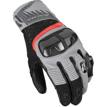 Macna Chizu Motorcycle мотоперчатки Grey Black Red