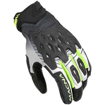 Macna Tanami Motorcycle мотоперчатки Black Fluorescent Gray Yellow