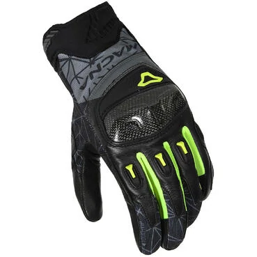 Macna Rocco Motorcycle мотоперчатки Black Fluorescent Yellow