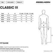 Rebelhorn CLASSIC III SKINNY WASHED Motorcycle Jeans Blue L34