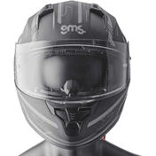 Gms Hexago Graphic Full Face Motorcycle Мотошлем Grey